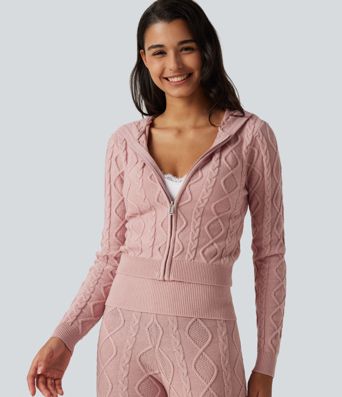 Hooded Long Sleeve Lounge Cardigan Hooded Long Sleeve Lounge Cardigan