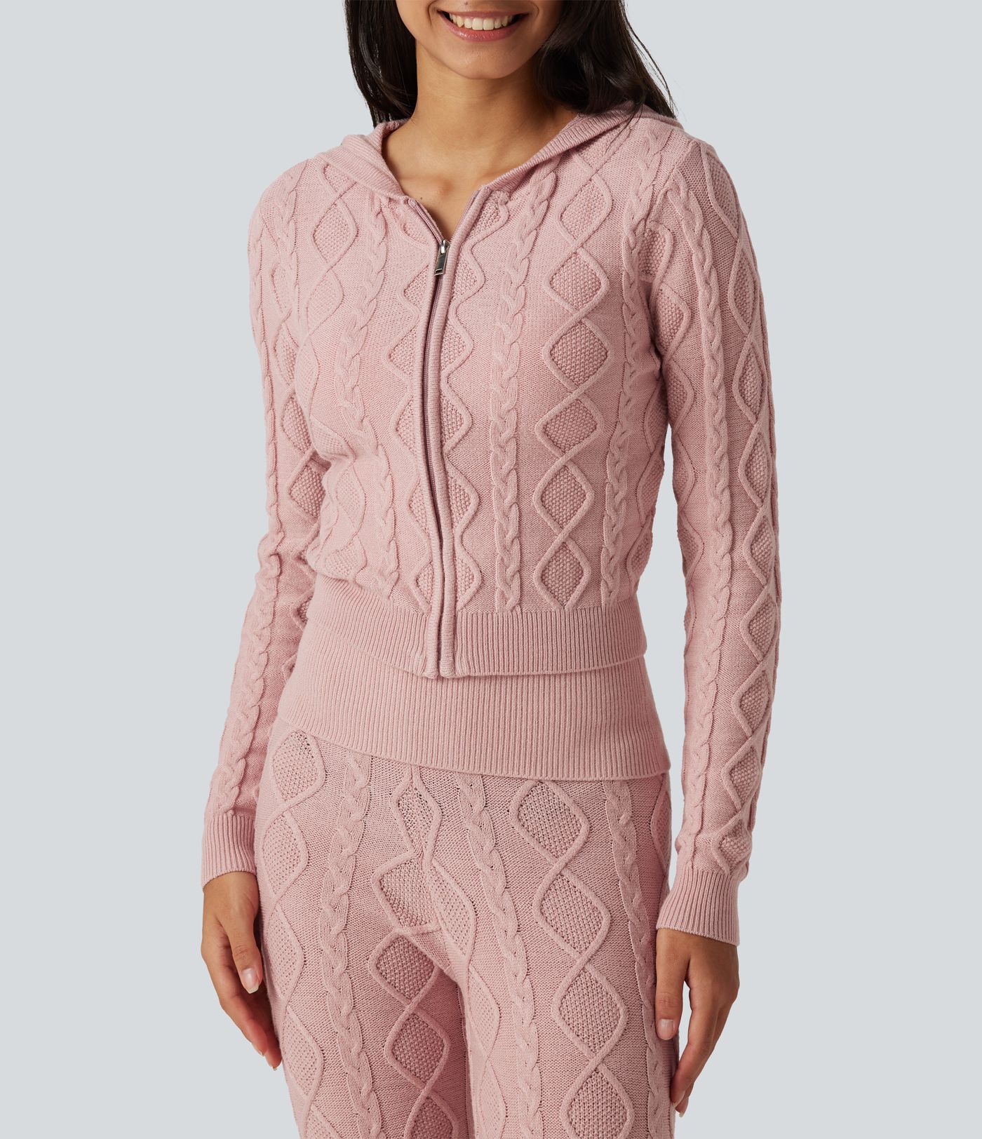Hooded Long Sleeve Lounge Cardigan Hooded Long Sleeve Lounge Cardigan
