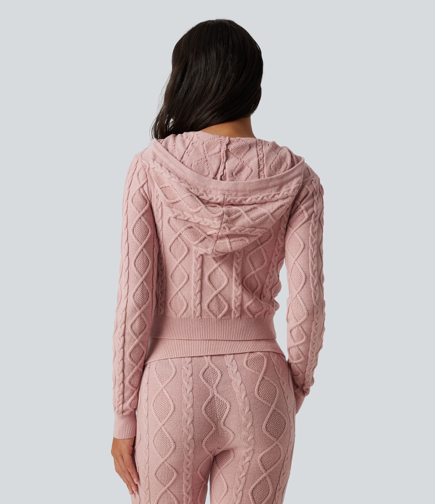 Hooded Long Sleeve Lounge Cardigan Hooded Long Sleeve Lounge Cardigan