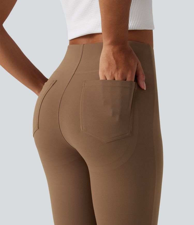 Halara Flex™ DayStretch High Waisted Butt Lifting Bootcut Work Pants with Pockets Halara Flex™ DayStretch High Waisted Butt Lifting Bootcut Work Pants with Pockets