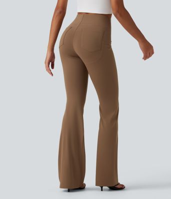 Halara Flex™ DayStretch High Waisted Butt Lifting Bootcut Work Pants with Pockets Halara Flex™ DayStretch High Waisted Butt Lifting Bootcut Work Pants with Pockets