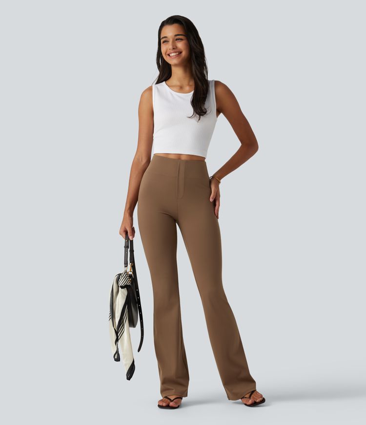 Halara Flex™ DayStretch High Waisted Butt Lifting Bootcut Work Pants with Pockets Halara Flex™ DayStretch High Waisted Butt Lifting Bootcut Work Pants with Pockets