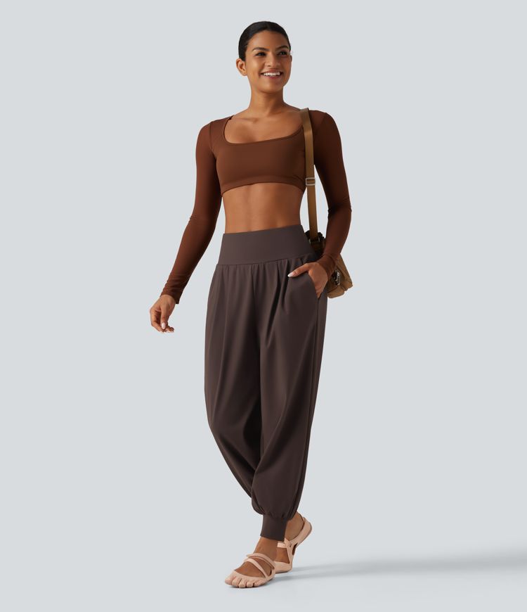 High Waisted Yoga Jogger with Pockets
