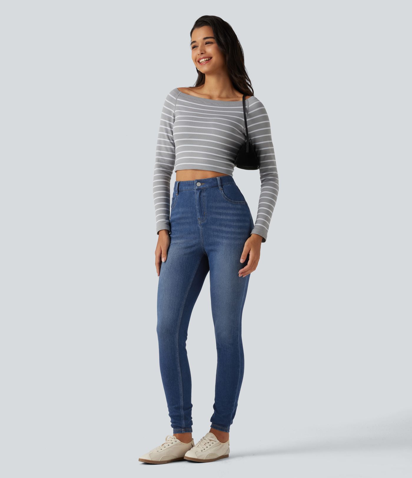 Halara Flex™ High Waisted Skinny Casual Jeans with Pockets
