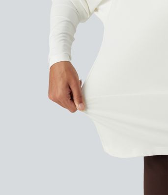 Boat Neck Batwing Sleeve Work Tops Boat Neck Batwing Sleeve Work Tops