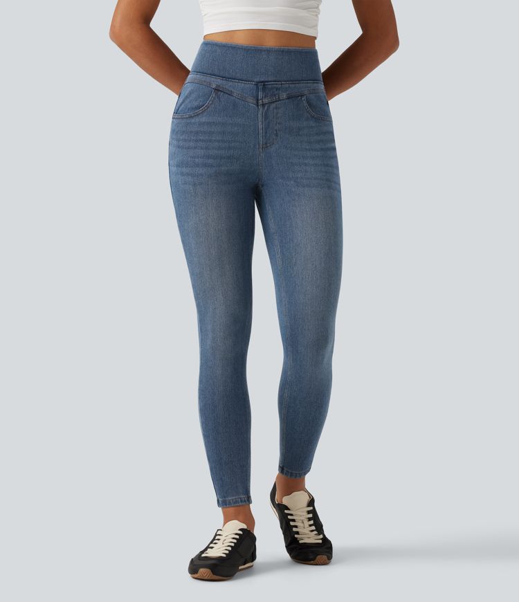 Halara Flex™ Denim Heat High Waisted Casual Jeans with Pockets 