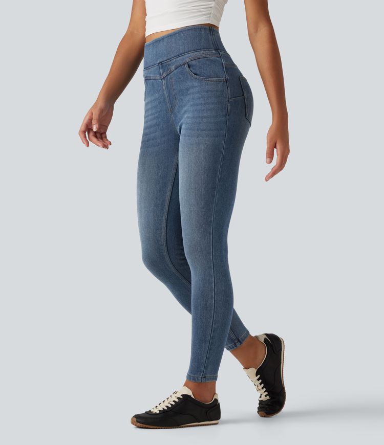 Halara Flex™ Denim Heat High Waisted Casual Jeans with Pockets 