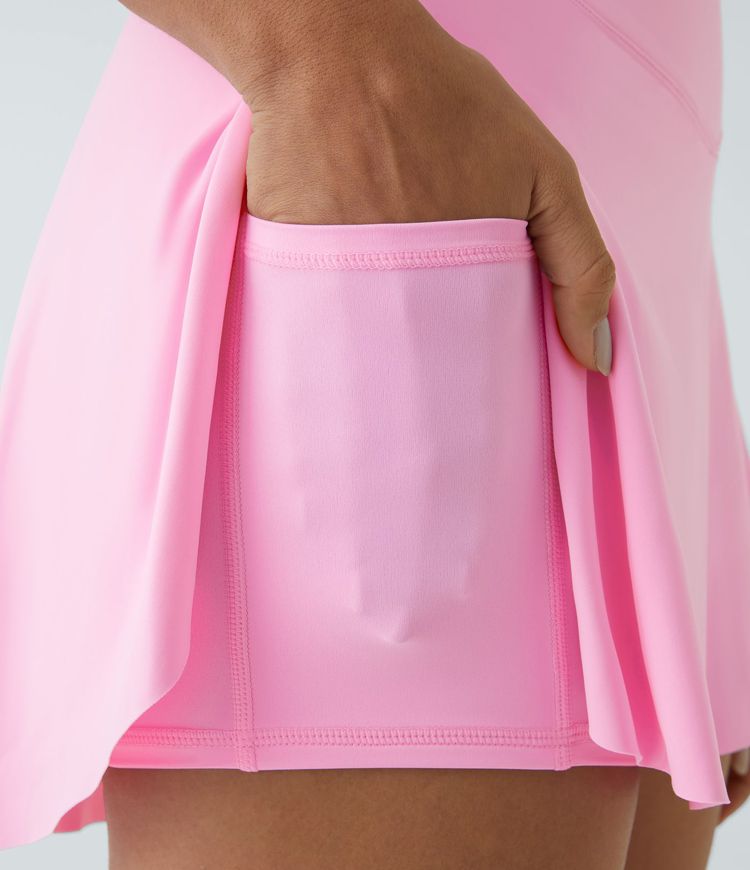 SoftlyZero™ Airy Crossover Pocket 2-in-1 Cool Touch Tennis Skirt-Lucid-Longer Length-UPF50+ SoftlyZero™ Airy Crossover Pocket 2-in-1 Cool Touch Tennis Skirt-Lucid-Longer Length-UPF50+