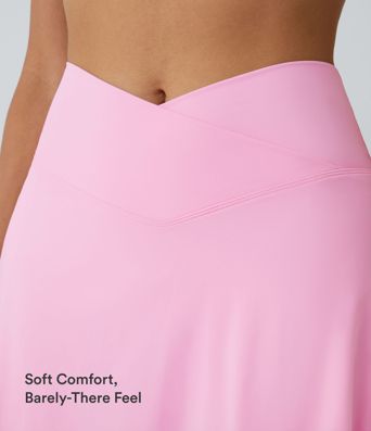 SoftlyZero™ Airy Crossover Pocket 2-in-1 Cool Touch Tennis Skirt-Lucid-Longer Length-UPF50+ SoftlyZero™ Airy Crossover Pocket 2-in-1 Cool Touch Tennis Skirt-Lucid-Longer Length-UPF50+