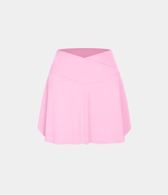 SoftlyZero™ Airy Crossover Pocket 2-in-1 Cool Touch Tennis Skirt-Lucid-Longer Length-UPF50+ SoftlyZero™ Airy Crossover Pocket 2-in-1 Cool Touch Tennis Skirt-Lucid-Longer Length-UPF50+