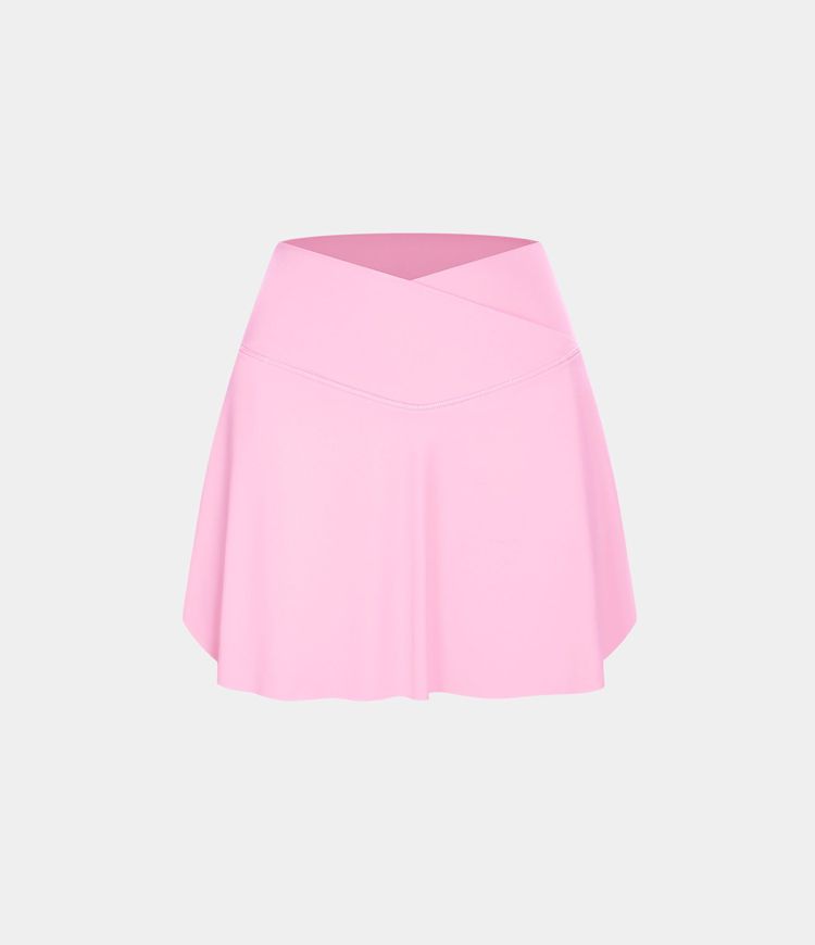 SoftlyZero™ Airy Crossover Pocket 2-in-1 Cool Touch Tennis Skirt-Lucid-Longer Length-UPF50+ SoftlyZero™ Airy Crossover Pocket 2-in-1 Cool Touch Tennis Skirt-Lucid-Longer Length-UPF50+