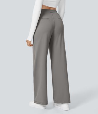Halara Flex™ DayStretch High Waisted Pocket Straight Leg Work Pants Halara Flex™ DayStretch High Waisted Pocket Straight Leg Work Pants