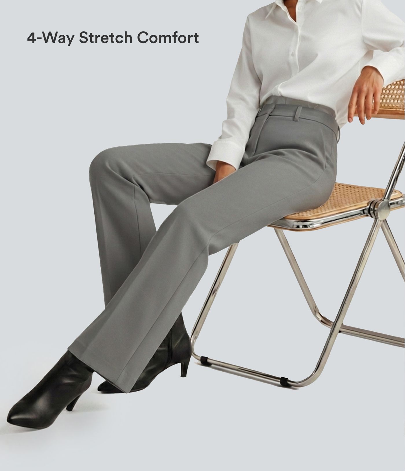 Halara Flex™ DayStretch High Waisted Pocket Straight Leg Work Pants Halara Flex™ DayStretch High Waisted Pocket Straight Leg Work Pants