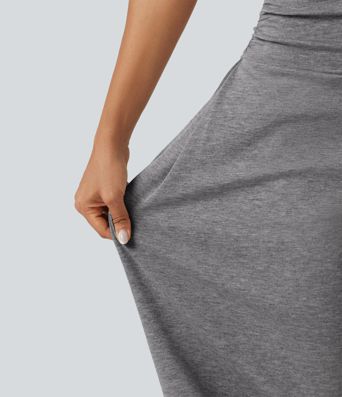 HIgh Waisted Ruched Balloon Casual Joggers with Pockets