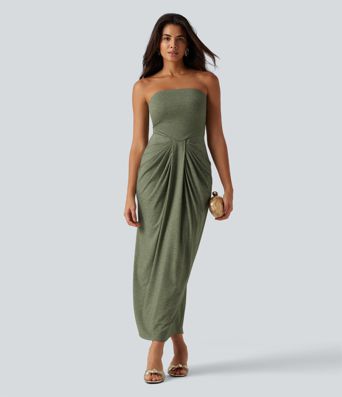 Tube Built-in Bra Maxi Party Dress Tube Built-in Bra Maxi Party Dress