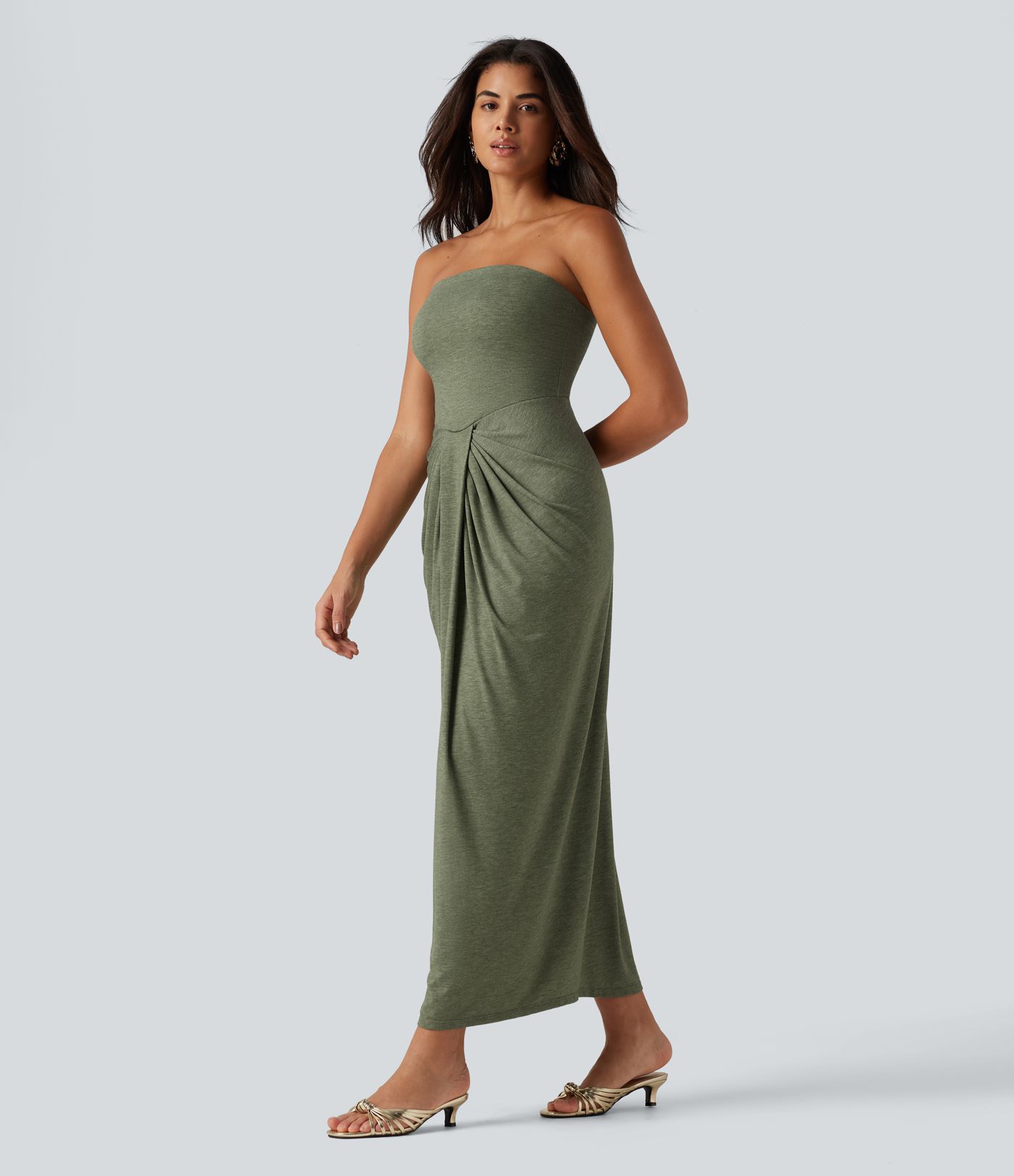 Tube Built-in Bra Maxi Party Dress Tube Built-in Bra Maxi Party Dress