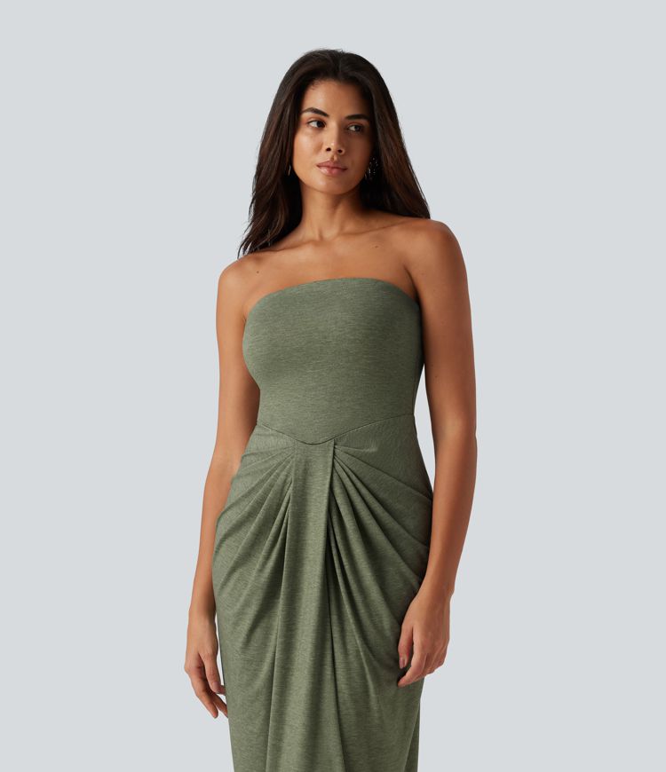 Tube Built-in Bra Maxi Party Dress Tube Built-in Bra Maxi Party Dress