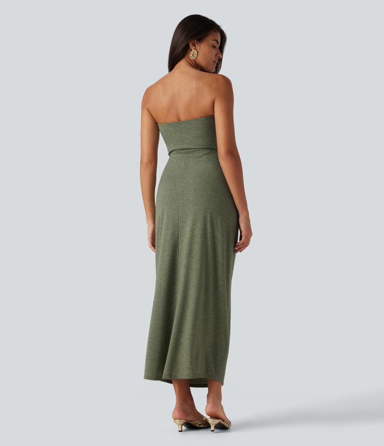 Tube Built-in Bra Maxi Party Dress Tube Built-in Bra Maxi Party Dress