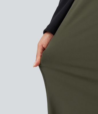 DayStretch High Waisted Wide Leg Casual Pants with Pockets DayStretch High Waisted Wide Leg Casual Pants with Pockets