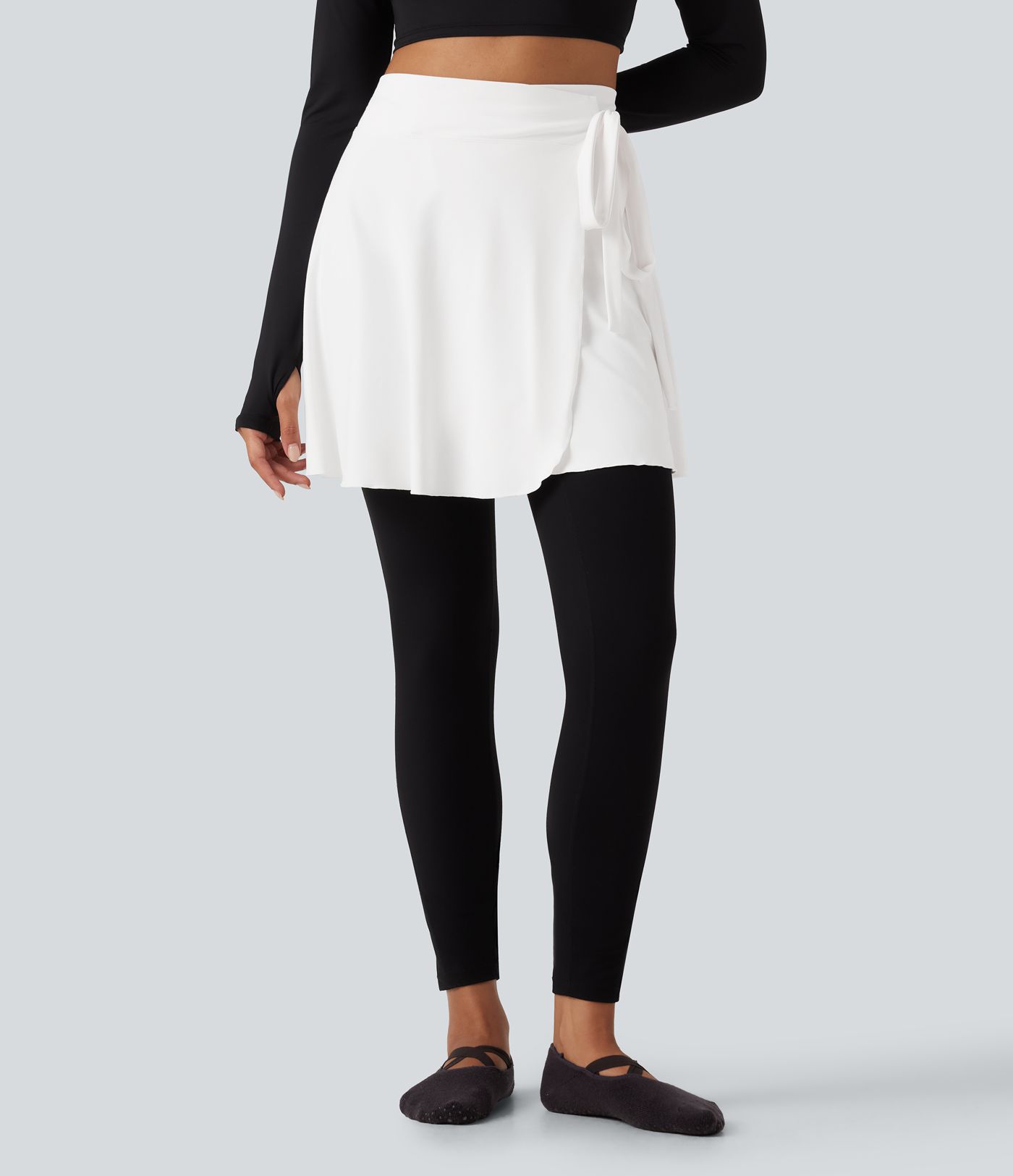 SoftlyZero™ High Waisted A-line Mini Dance Skirts SoftlyZero™ High Waisted A-line Mini Dance Skirts