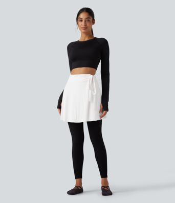 SoftlyZero™ High Waisted A-line Mini Dance Skirts SoftlyZero™ High Waisted A-line Mini Dance Skirts