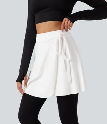 SoftlyZero™ High Waisted A-line Mini Dance Skirts SoftlyZero™ High Waisted A-line Mini Dance Skirts
