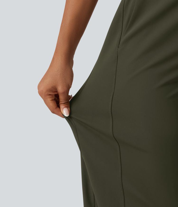 DayStretch Mid Rise Barrel Leg Yoga Pants with Pockets DayStretch Mid Rise Barrel Leg Yoga Pants with Pockets