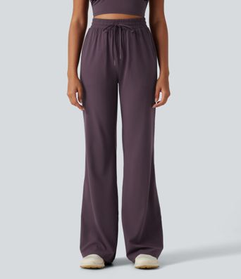 Halara UltraSculpt™ High Waisted Drawstring Flare Yoga Pants with Pockets