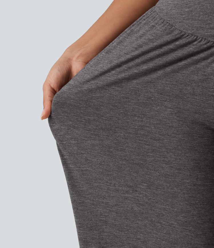 High Waisted V Shaped Yoga Joggers with Pockets High Waisted V Shaped Yoga Joggers with Pockets