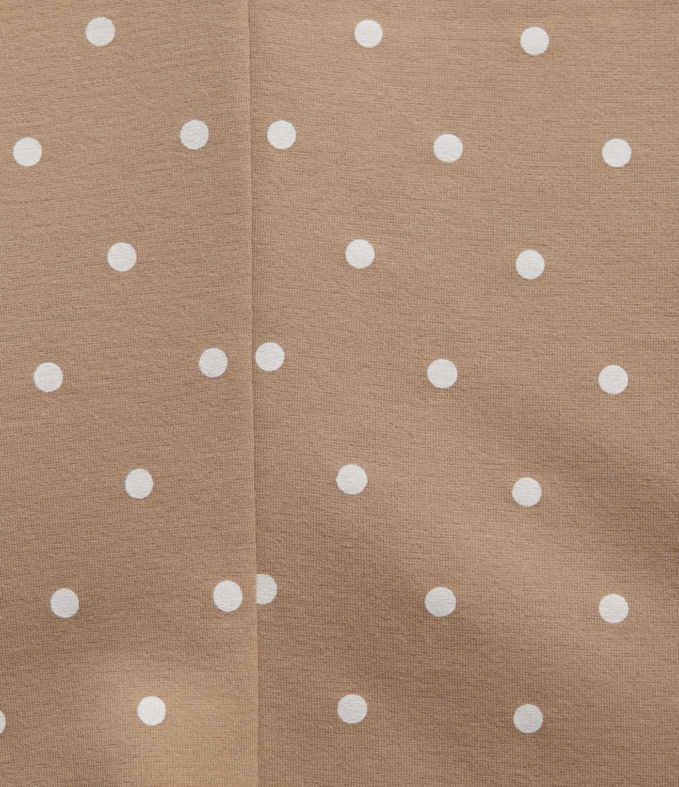 Blazer mit Rundhalsausschnitt, langen Ärmeln, Polka-Dots und abgerundetem Saum Blazer mit Rundhalsausschnitt, langen Ärmeln, Polka-Dots und abgerundetem Saum