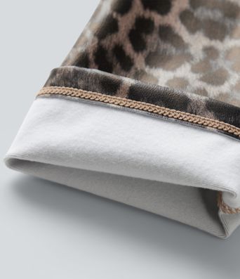 Lässige Leggings aus elastischem Kunstleder mit hohem Bund, Gesäßtaschen, Bauchkontrolle und Leopardenmuster - skinny fit Lässige Leggings aus elastischem Kunstleder mit hohem Bund, Gesäßtaschen, Bauchkontrolle und Leopardenmuster - skinny fit