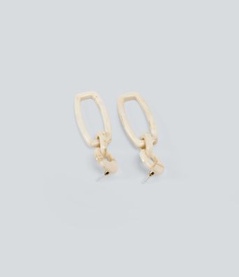 Plastic Geometric Earrings