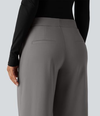 Halara Flex™ DayStretch Low Rise Straight Leg Work Pants with Pockets