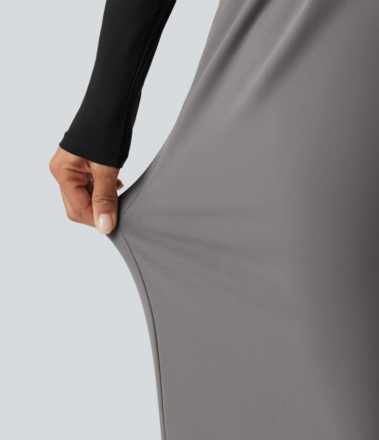 Halara Flex™ DayStretch Low Rise Straight Leg Work Pants with Pockets