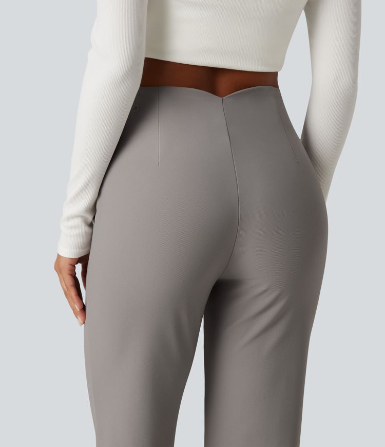 Halara Flex™ højtaljede kypert-arbejdsbukser i bootcut med lommer Halara Flex™ højtaljede kypert-arbejdsbukser i bootcut med lommer