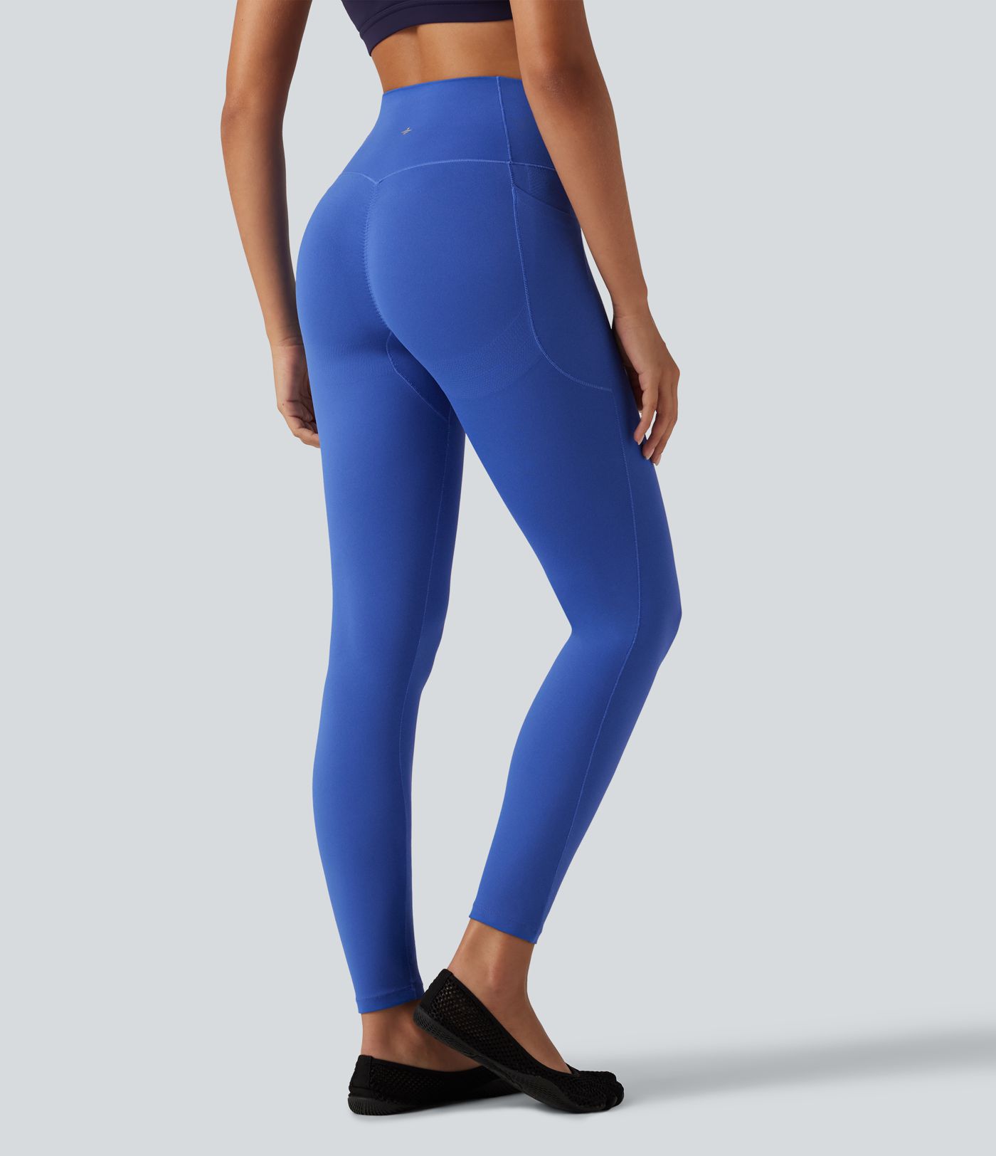 SoftlyZero™ High Waisted Crossover Butt Lifting Ruched Yoga Leggings with Pocekts SoftlyZero™ High Waisted Crossover Butt Lifting Ruched Yoga Leggings with Pocekts