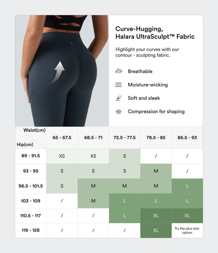 Halara UltraSculpt™ High Waisted Scrunch Butt Lifting Tummy Control Pocket Shaping Training Leggings Halara UltraSculpt™ High Waisted Scrunch Butt Lifting Tummy Control Pocket Shaping Training Leggings