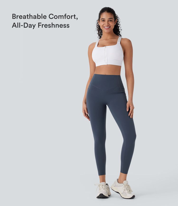 Halara UltraSculpt™ Leggings de yoga moldeadores de talle alto con control de abdomen, realce de glúteos, detalles fruncidos y bolsillo. Halara UltraSculpt™ Leggings de yoga moldeadores de talle alto con control de abdomen, realce de glúteos, detalles fruncidos y bolsillo.