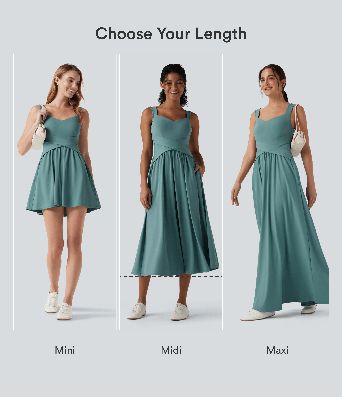 Built-in Bra Flowy Maxi Casual Dress with Pockets Built-in Bra Flowy Maxi Casual Dress with Pockets