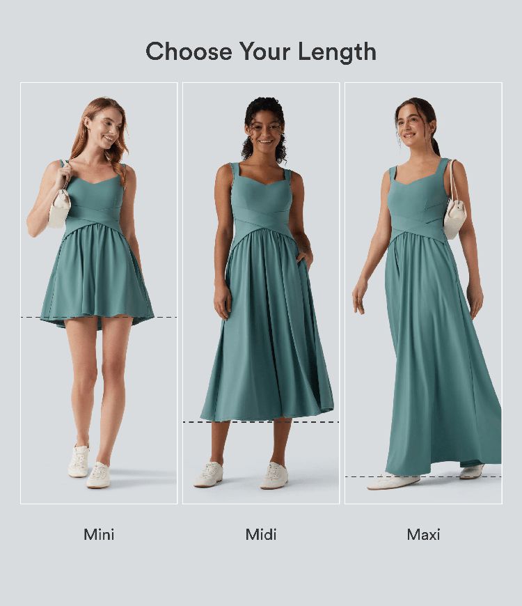 Built-in Bra Flowy Maxi Casual Dress with Pockets Built-in Bra Flowy Maxi Casual Dress with Pockets