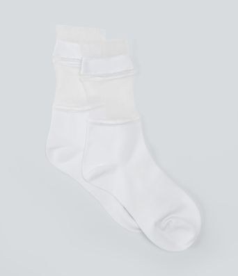 Chaussettes mi-mollet unies