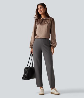 High Waisted Tapered Work Pants