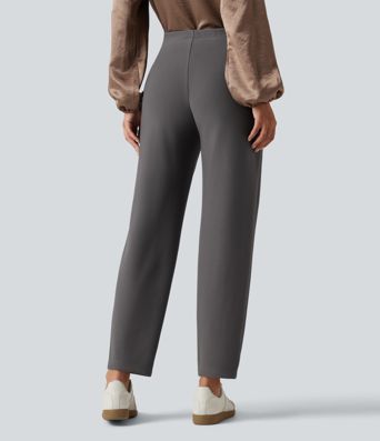 High Waisted Tapered Work Pants