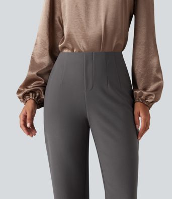 High Waisted Tapered Work Pants