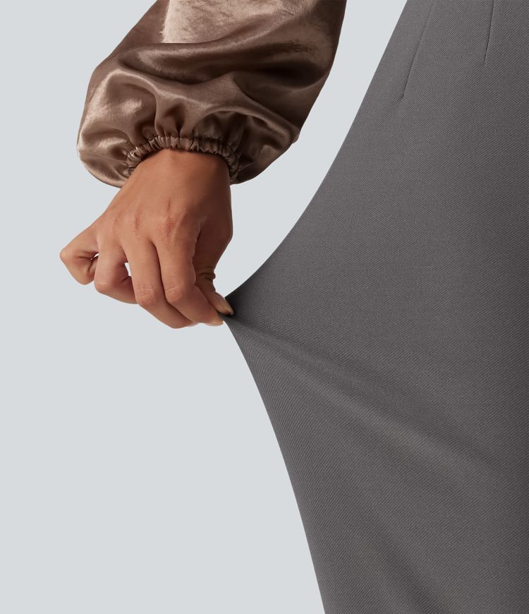 High Waisted Tapered Work Pants