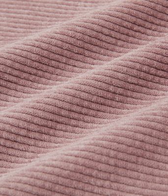 Lässige Hose aus Cord mit hohem Bund, Seitentaschen, Kordelzug und weitem Bein Lässige Hose aus Cord mit hohem Bund, Seitentaschen, Kordelzug und weitem Bein