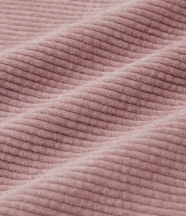 Lässige Hose aus Cord mit hohem Bund, Seitentaschen, Kordelzug und weitem Bein Lässige Hose aus Cord mit hohem Bund, Seitentaschen, Kordelzug und weitem Bein