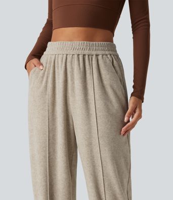 High Waisted Casual Joggers with Pockets High Waisted Casual Joggers with Pockets