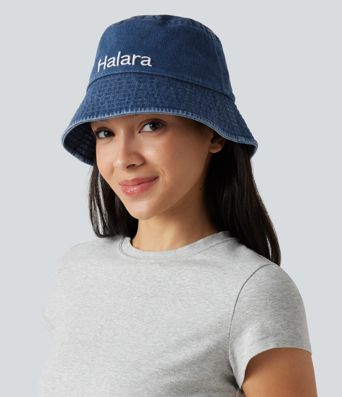 Washed Denim Bucket Hat