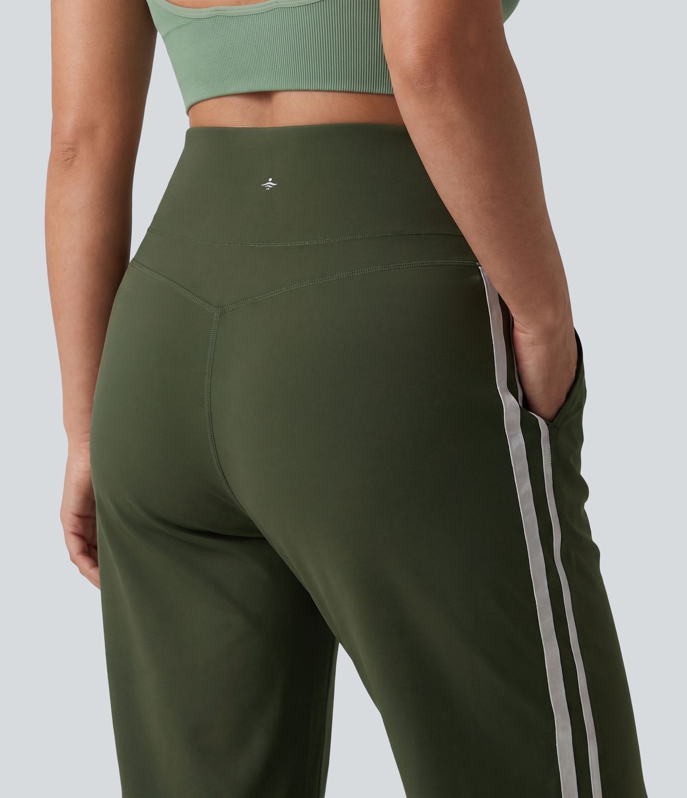 Plus Size Halara UltraSculpt™ High Waisted Tummy Control Color Block Stripes Yoga Baggy Pants with Pockets Plus Size Halara UltraSculpt™ High Waisted Tummy Control Color Block Stripes Yoga Baggy Pants with Pockets